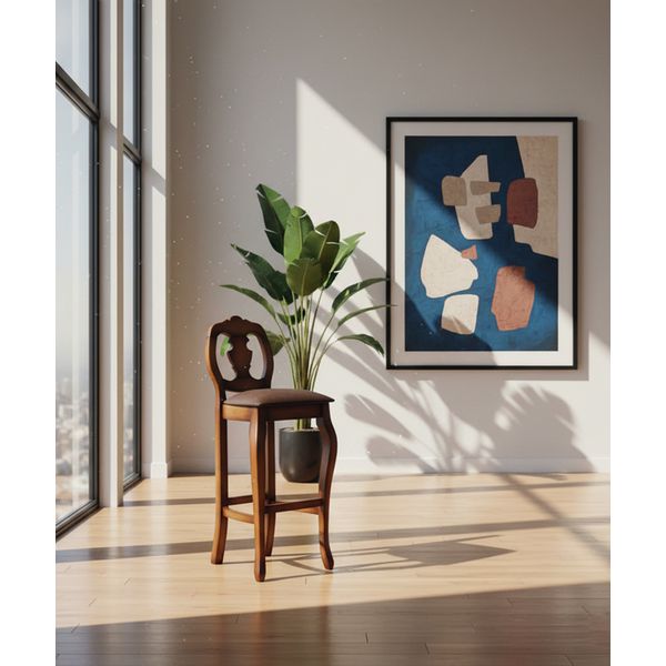 Banqueta Trevo 1,20 x 35 x 35 - Madeira Maciça - Móveis de Gramado