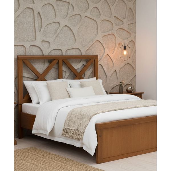 Cama Milão - Madeira Maciça - Móveis de Gramado