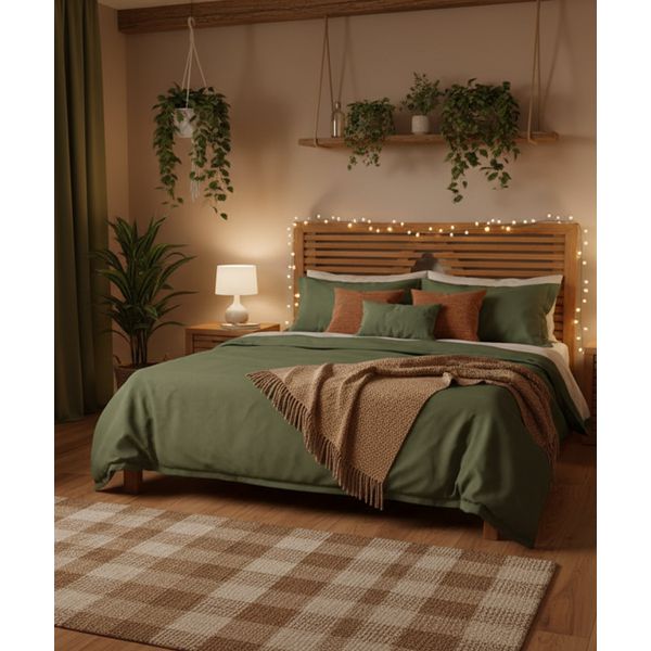 Cama de Casal Roma - Madeira Maciça - Móveis de Gramado