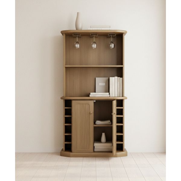 Estante Bar Gramadense 1,00 x 39 x 2,20 - Madeira Maciça - Móveis de Gramado