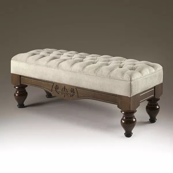 Banco Recamier Imperium 1,36 x 48 x 8 - Madeira Maciça - CCL Móveis
