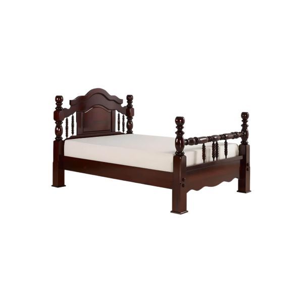 Cama de Casal Tradicional Peseira Alta - Domus Móveis