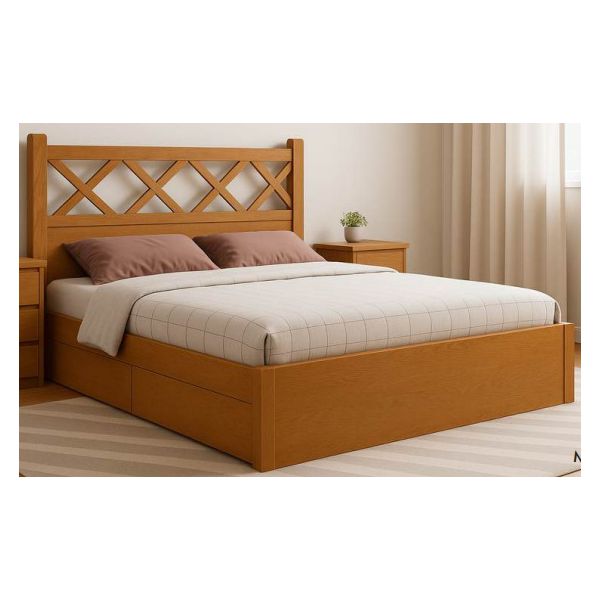 Cama Trevisol - (04 Gavetão) - Madeira Maciça - Móveis de Gramado