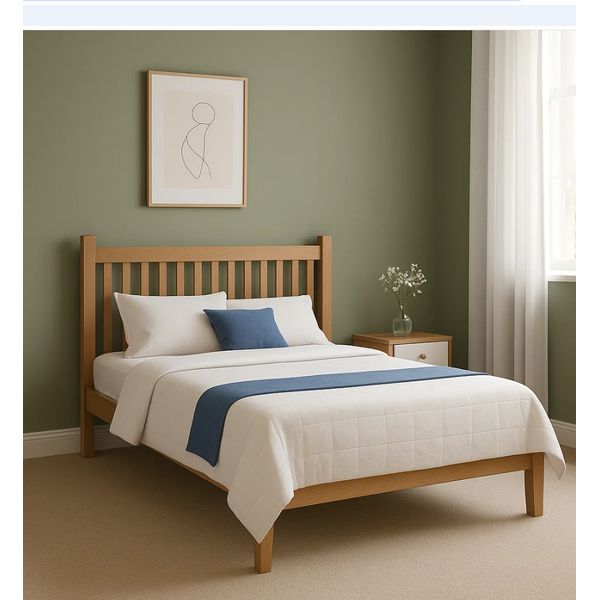 Cama de Casal Salzano - Madeira Maciça - Móveis de Gramado