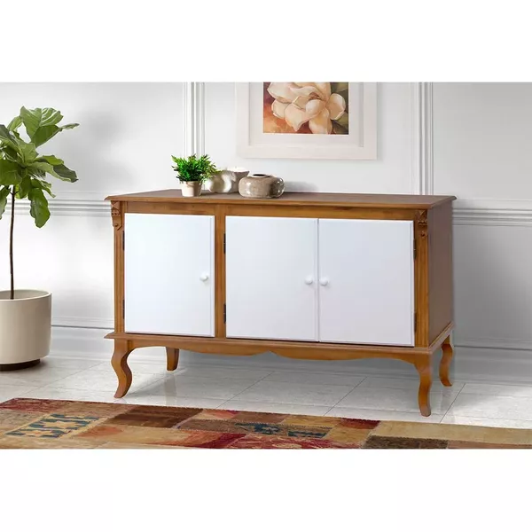 Balcão Flórida 3 Portas 1,40 X 45 X 85 - Móveis 3D