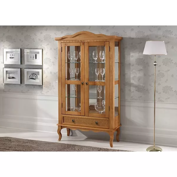 Cristaleira Austria 02 Porta - 01 Gaveta 99 x 41 x 1,79 - Móveis 3D