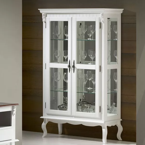 Cristaleira Londres 1,00x 42 x 1,73 - 02 Portas - Móveis 3D