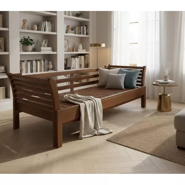 Sofá Cama Gravatal - Madeira Maciça - Móveis de Gramado