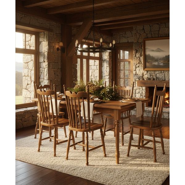 Sala de Jantar Minuano - Madeira Maciça - Móveis de Gramado