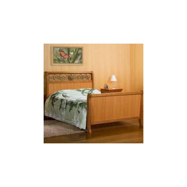 Cama Dubai - Madeira Maciça - Móveis de Gramado