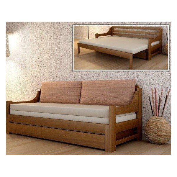 Sofa Cama Tricama - Madeira Maciça - Móveis de Gramado