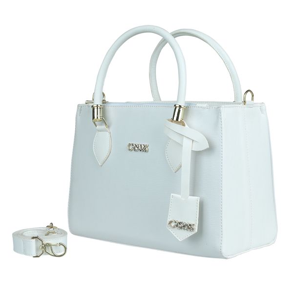 Bolsa Feminina Transversal Tiracolo Crshoes Branco