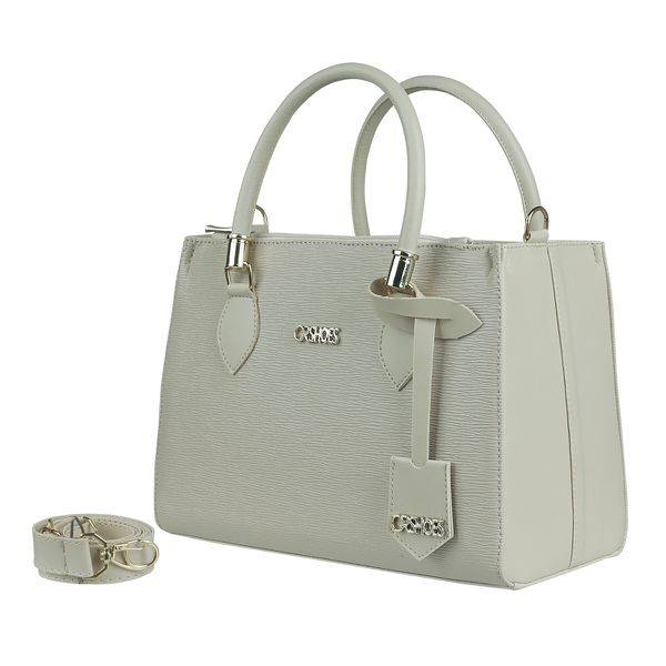 Bolsa Feminina Transversal Tiracolo Crshoes Creme
