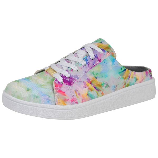 Mule Plataforma CRShoes | Tie Day Rosa