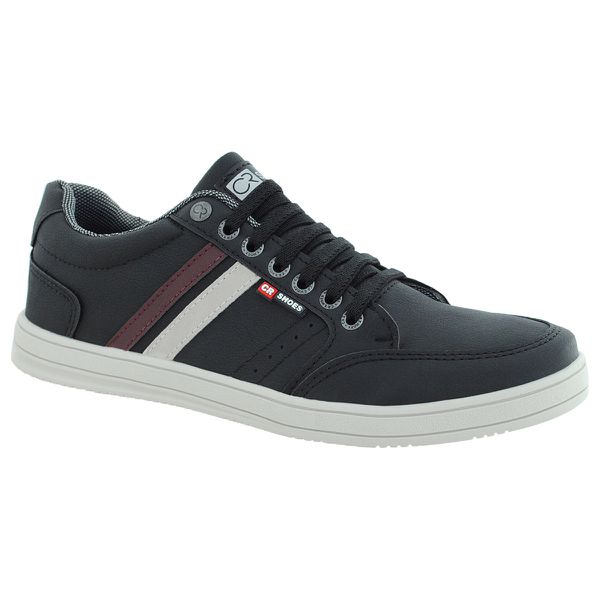 Sapatenis masculino casual CRshoes preto