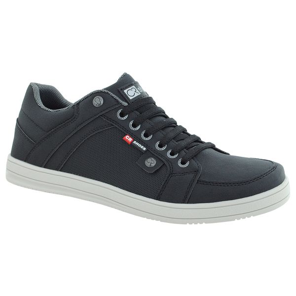 Sapatenis casual masculino CRshoes preto