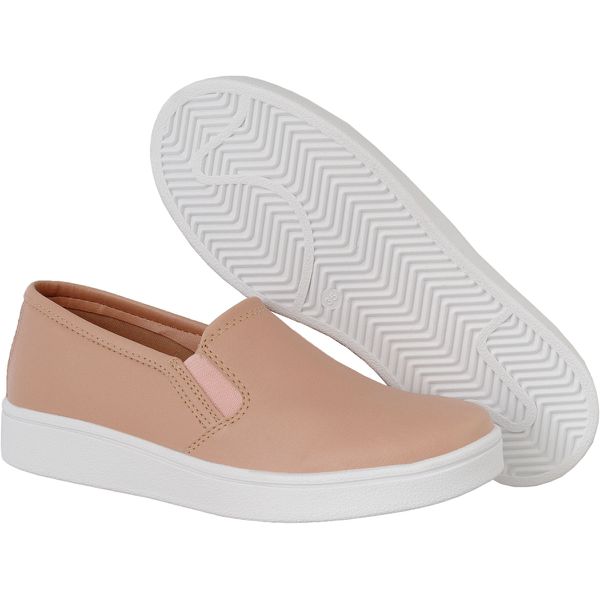 Tenis casual Elástico Feminino NUDE