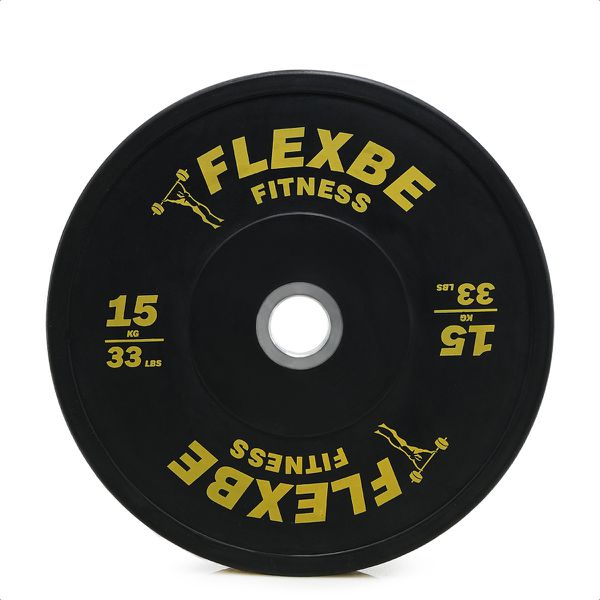 Anilha Olímpica Bumper Crossfit 15kg Flexbe Fitness