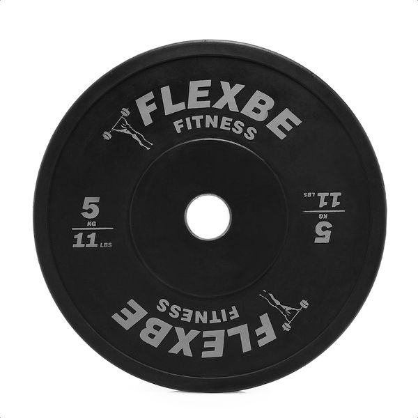 Anilha Olímpica Bumper Crossfit 5kg Flexbe Fitness
