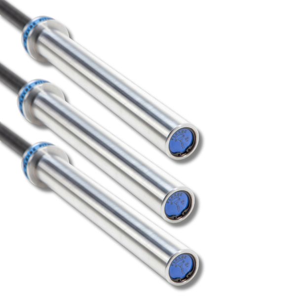 Trio De Barras Olímpica Oficial Crossfit Lpo 2,20m 20kg Flexbe Fitness