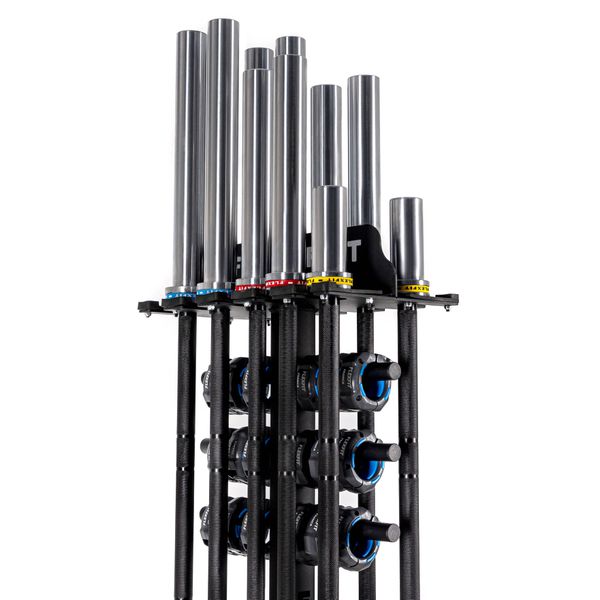 Suporte para 10 barras Olimpicas Vertical Cavalete