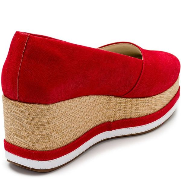 Tenis anabela vermelho 2025