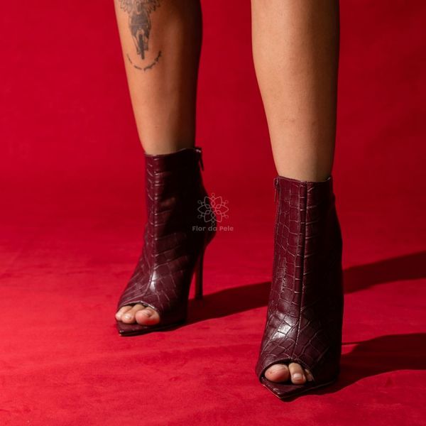 Sandalia feminina cor marsala discount
