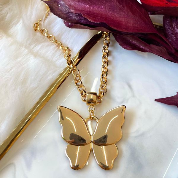 Colar borboleta 