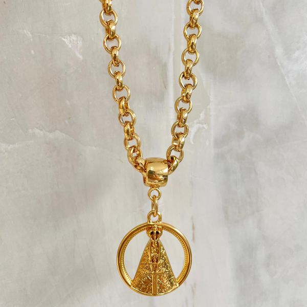 Colar elo português Nossa Senhora Aparecida