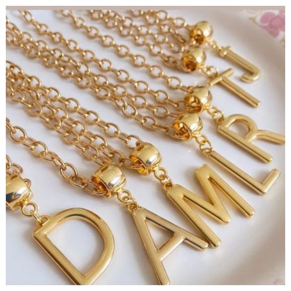 Colar personalizado inicial 