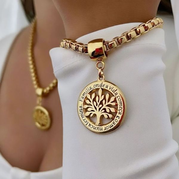 Pulseira veneziana árvore da vida