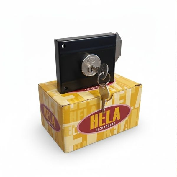 FECHADURA HELA PORTAO DE CORRER 2026 PRETO