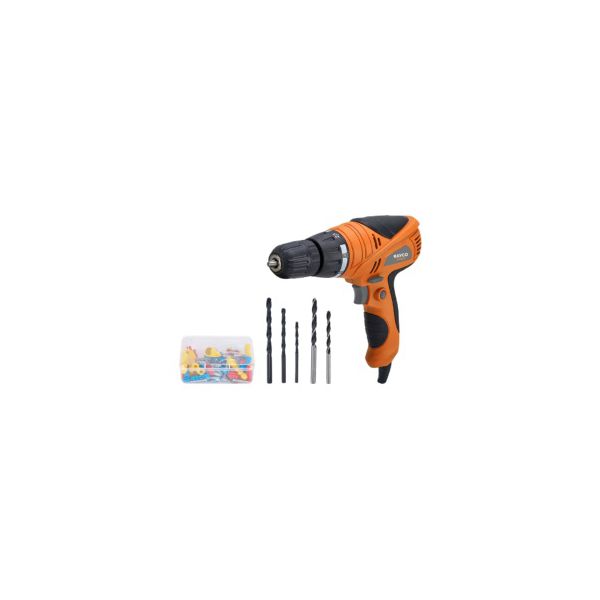 PARAFUSADEIRA E FURADEIRA 350W 127V COM 65 PEÇAS RAYCO
