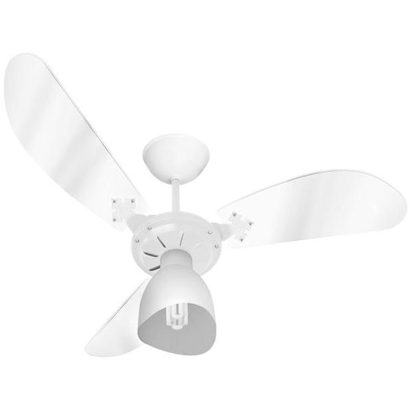 VENTILADOR TETO NEW CRISTAL LIGHT 3P 127V BRANCO C3V