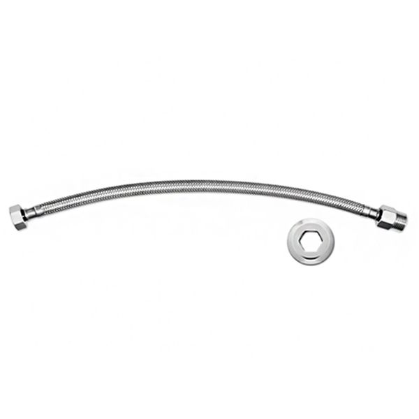 ENGATE FLEXÍVEL EM AÇO INOX 60CM