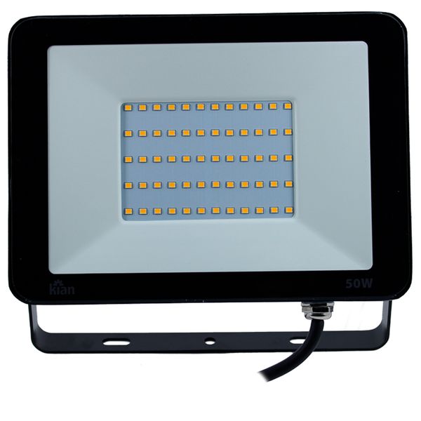 REFLETOR LED PRETO LUZ VERDE BIVOLT KIAN