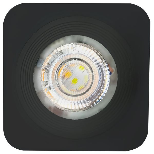 SPOT LED DE SOBREPOR QUADRADO PRETO 5W BIVOLT KIAN