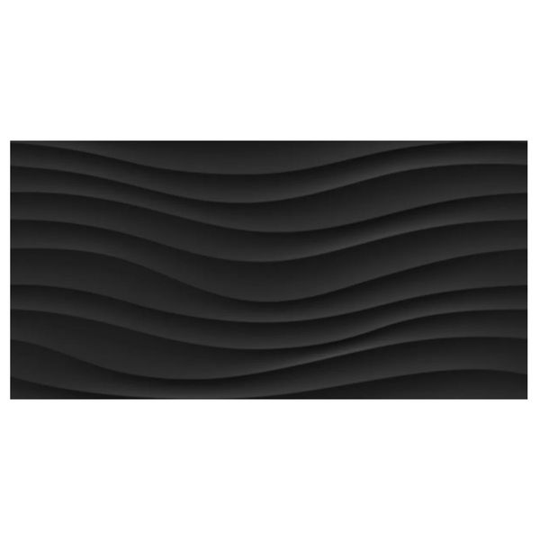 Revestimento 35x70 Wave Black Acetinado Delta (rp)