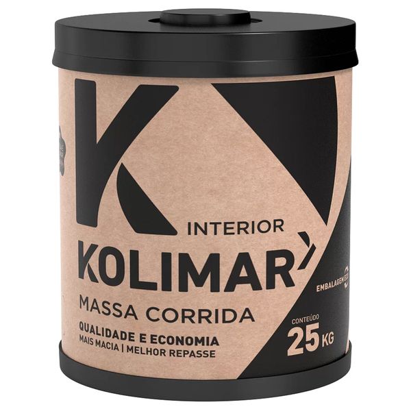 MASSA CORRIDA PVA BARRICA 25KG KOLIMAR
