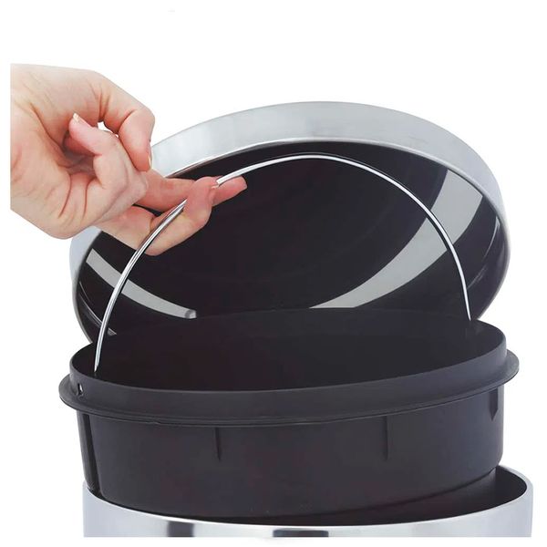 Lixeira Inox Com Pedal Agata Mor