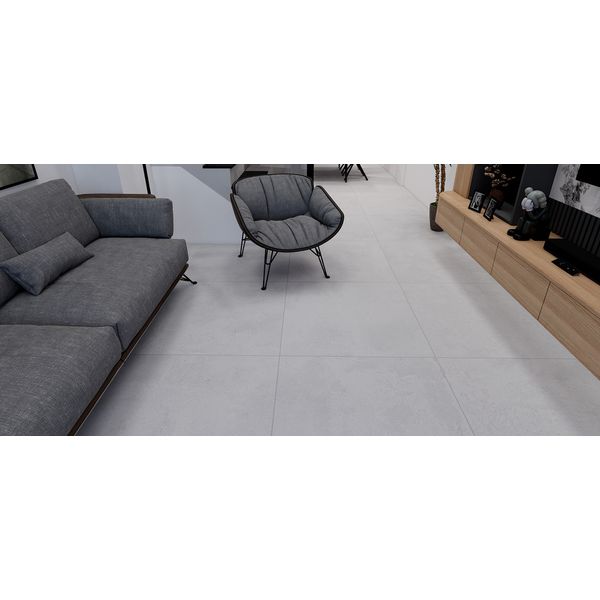 Porcelanato 90x90 Delta Monier Argenta 90 Polido Retificado