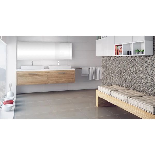 Revestimento 29,1x87,7 Portinari White Plain Lux