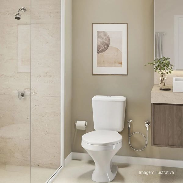 KIT VASO COM CAIXA ACOPLADA RAVENA BRANCO DECA