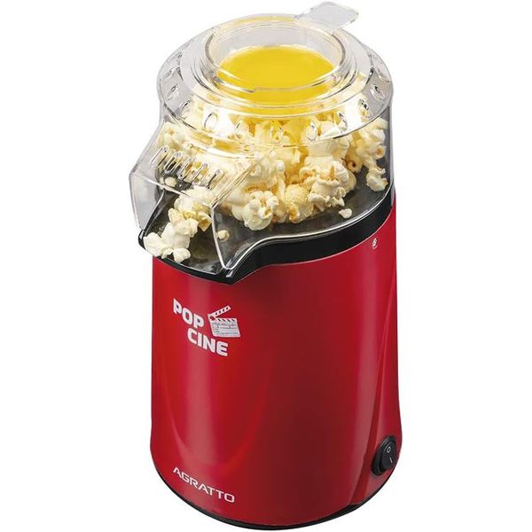 PIPOQUEIRA POP CINE PP01 VERMELHA COM DOSADOR 1200W 127V AGRATTO