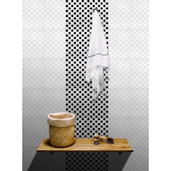 REVESTIMENTO 32X45 FORMIGRES DHAMA BRANCO E PRETO