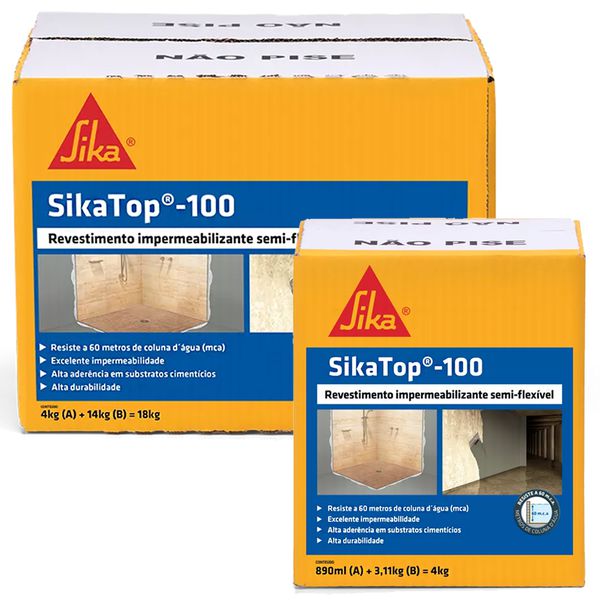 SIKA TOP 100 CAIXA 4 KG