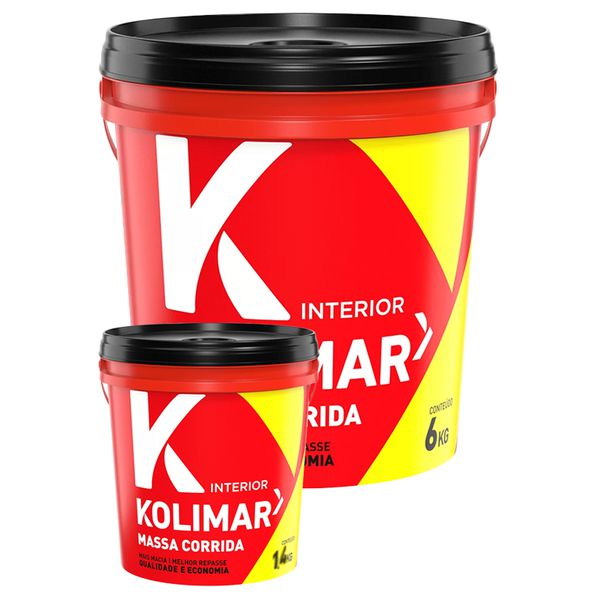 MASSA CORRIDA PVA 6KG KOLIMAR