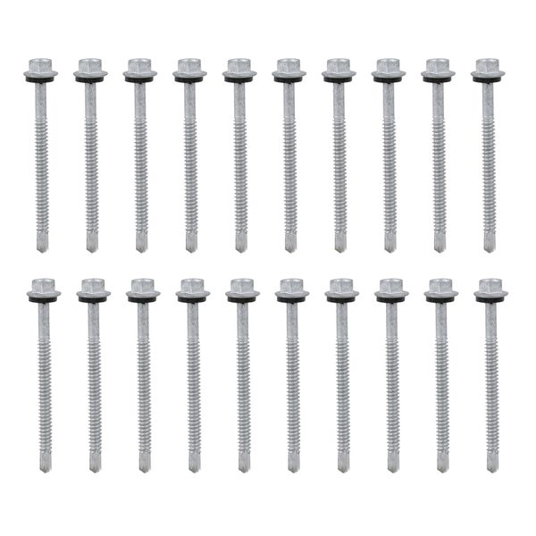 PARAFUSO PARA TELHA MINIONDA 2 1/2" COM 20 UNIDADES PRECON