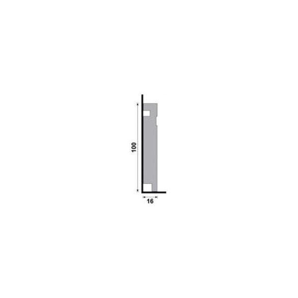 RODAPÉ 457 BRANCO 100X16 2.40M 