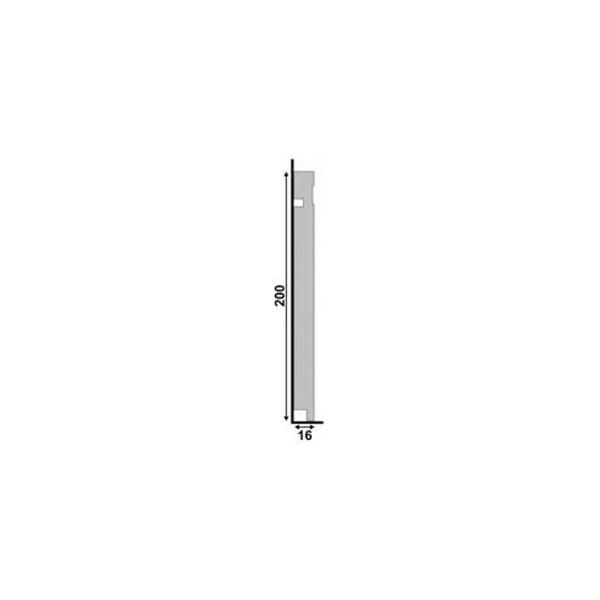 RODAPÉ 505 BRANCO 200X16 2.40M 